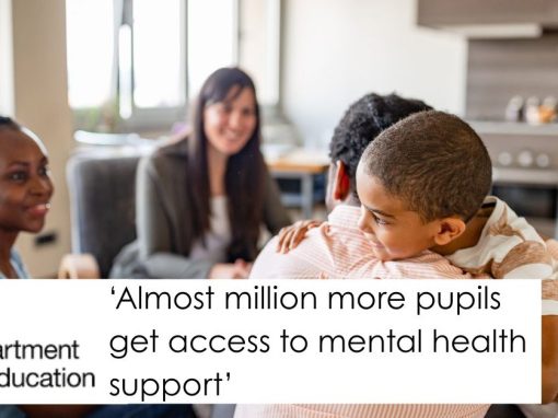 “Almost million more pupils get access to mental health support”