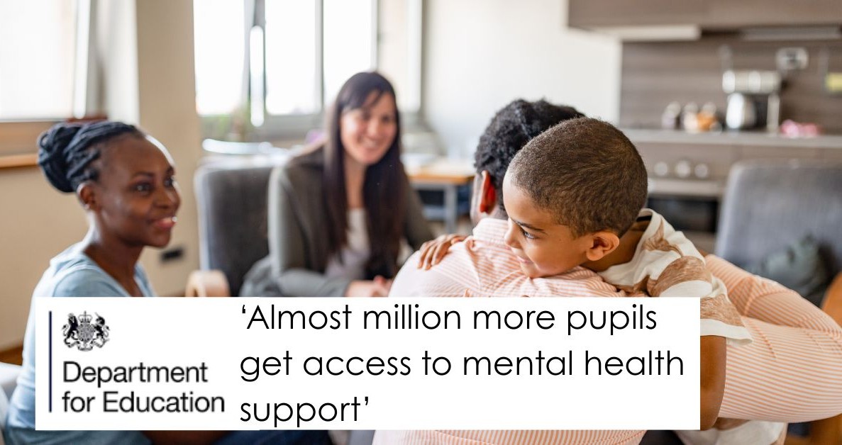 "Almost million more pupils get access to mental health support ...
