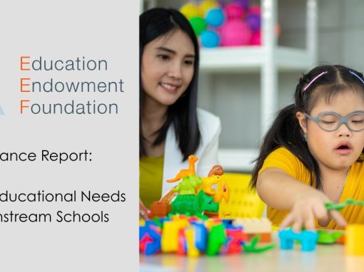 EEF Guidance Report: Special Educational Needs in Mainstream Schools
