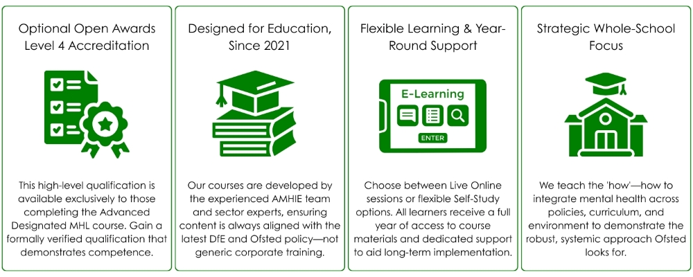 Mental Health Lead Training Key Benefits
