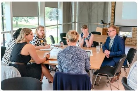 AMHIE Chair Richard Daniel Curtis hosts a coaching session in Peterborough June 2023