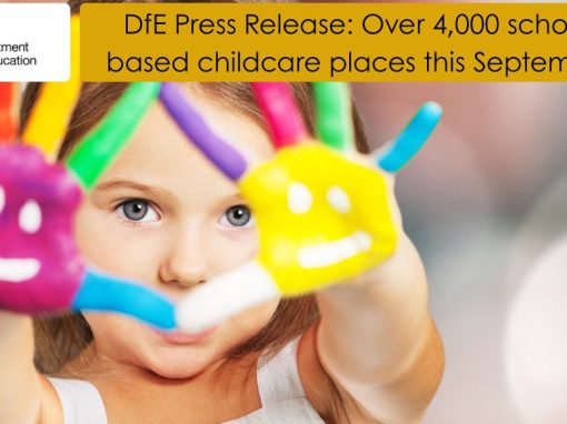 “Over 4,000 school-based childcare places this September”